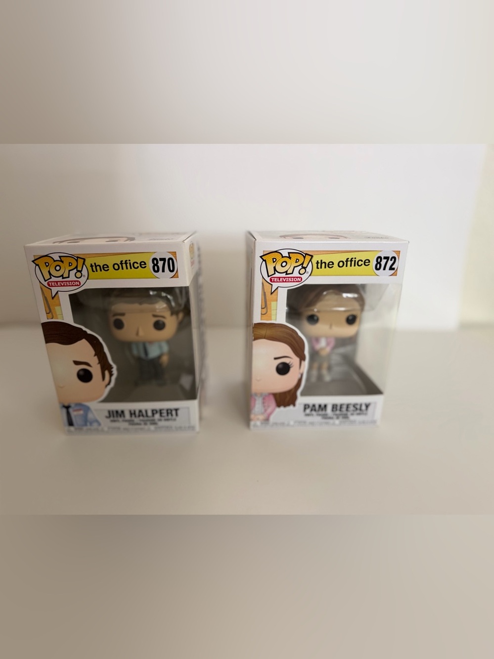Funko Pop! Television The Office Jim Halpert #870 Pam Beesly #872 2-Pack